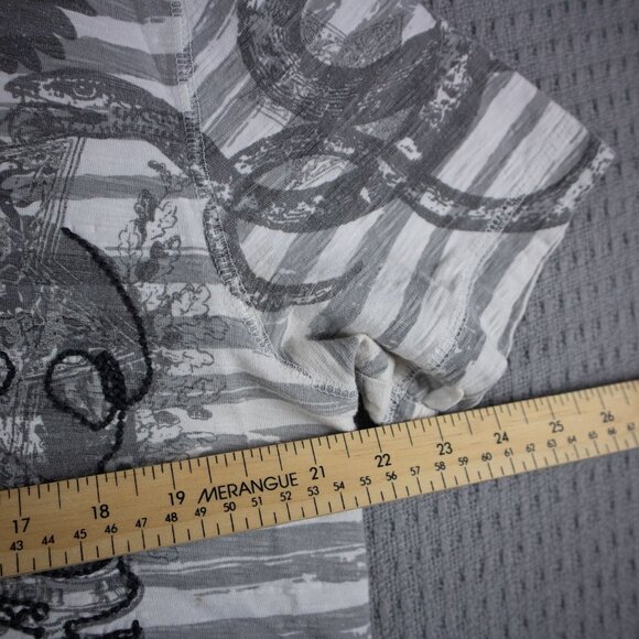 Calvin Klein Jeans Skull Rugged Button Up Shirt Mens L - Picture 7 of 8